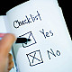 yes or no checklist